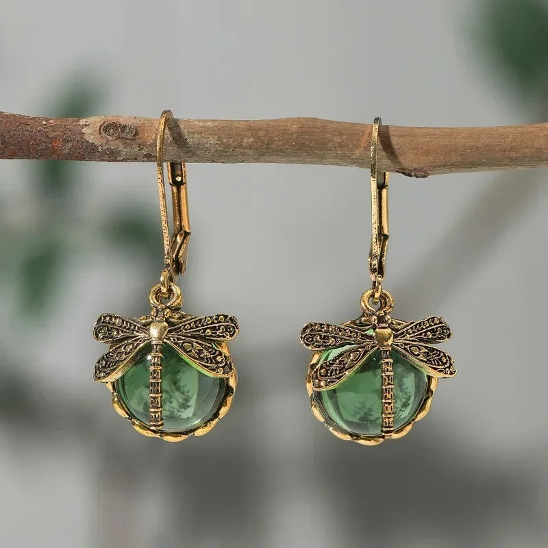 Crystal Pendant Earrings